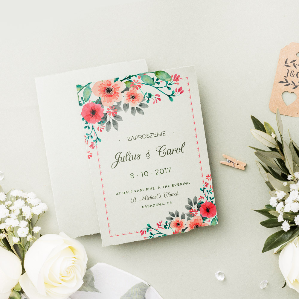 Zaproszenia ślubne – jak je wydrukować?