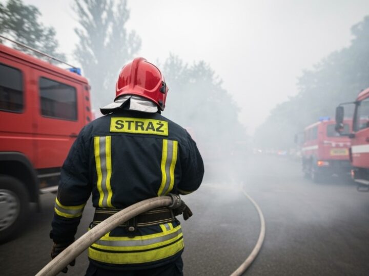 Ford w ogniu na autostradzie A4 – dramatyczna akcja ratunkowa