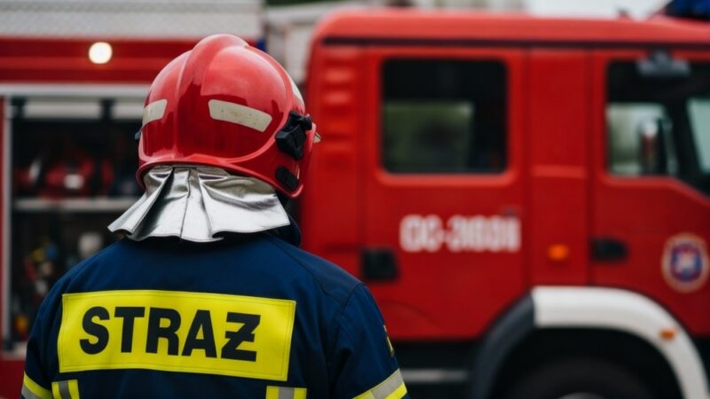 Sztandar dla Komendy Miejskiej PSP w Mysłowicach – symbol honoru i tradycji