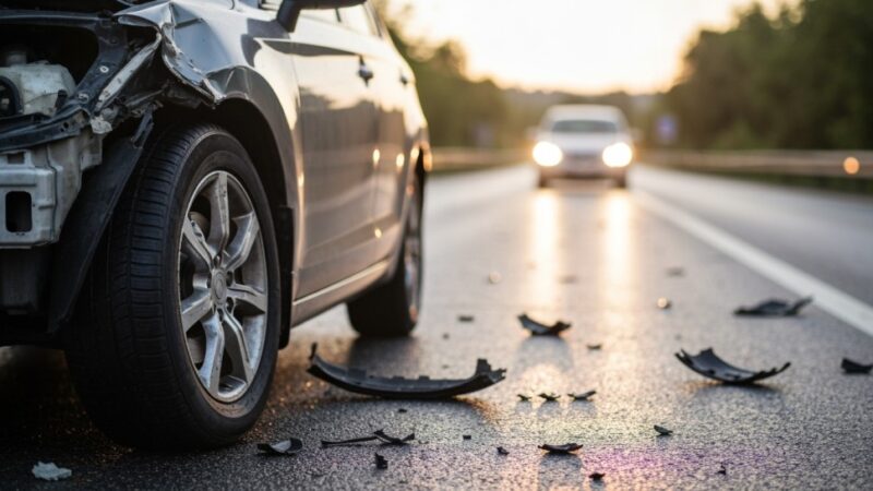 Kierowca BMW w ciężkim stanie po zderzeniu z autobusem na ulicy 3-Maja