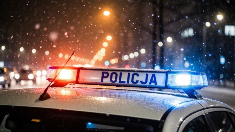 Mysłowiccy policjanci kontrolują ciężarówki pod kątem ograniczeń tonażowych