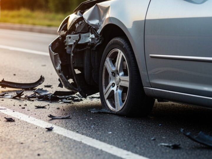 Wypadek na ulicy Brzezińskiej: 18-latek w szpitalu po zderzeniu z ciężarówką