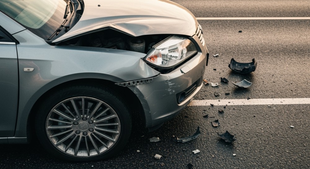 Wypadek na Mikołowskiej: pasażerka Suzuki trafiła do szpitala po zderzeniu z VW