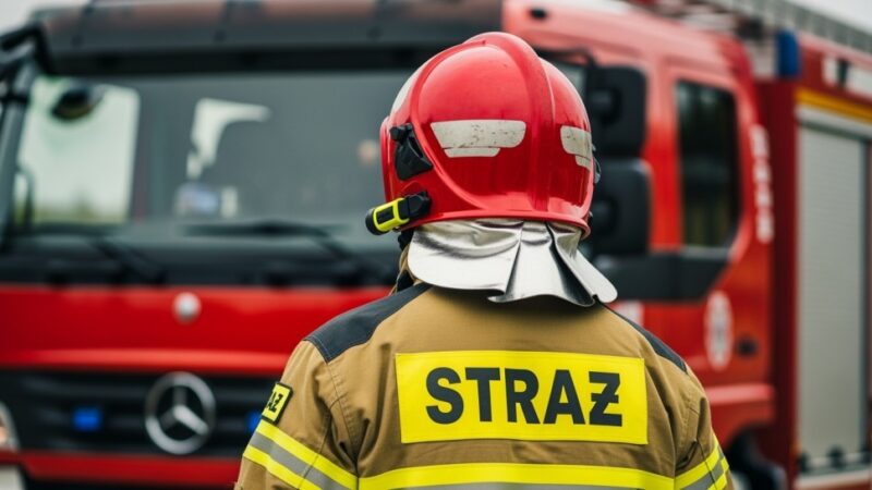 Młodzieżowa drużyna pożarnicza z Mysłowic poznaje tajniki strażackiej służby