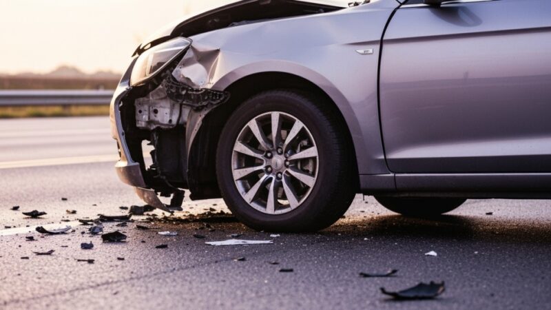 Wypadek w Chełmie Śląskim: kierowcy wzywają do większej ostrożności