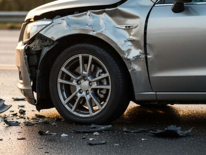 Zderzenie w Imielinie: Utrudnienia na DW934 po wypadku drogowym