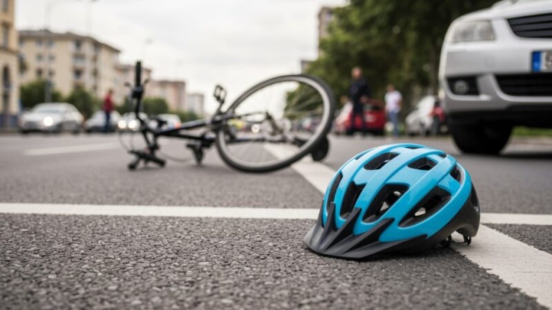 Rowerzysta w szpitalu po zderzeniu z Toyotą w Imielinie