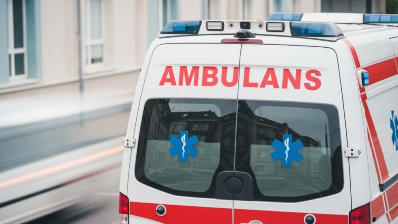 Bocianie gniazdo na słupie przy ul. Zawiszy Czarnego stwarza zagrożenie dla bezpieczeństwa