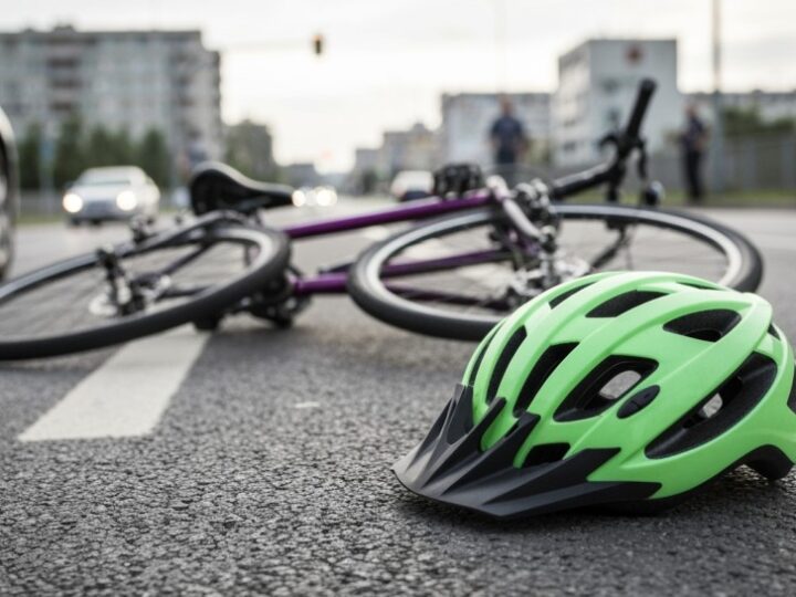 Kierowca nie ustąpił pierwszeństwa rowerzystce na przejeździe