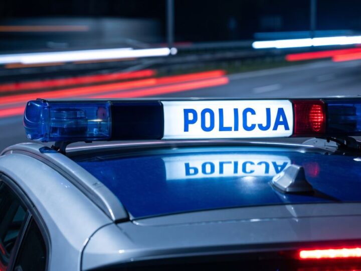 Agresywny pacjent szpitala w rękach policji