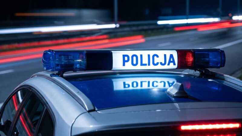 Agresywny pacjent szpitala w rękach policji