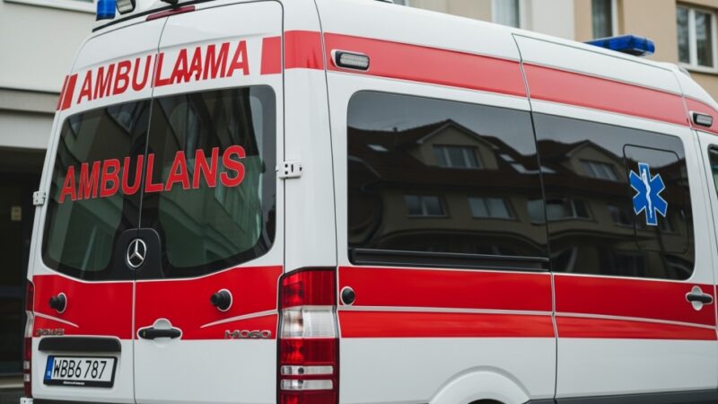 Nocne poszukiwania w lesie w Kobiórze po zgłoszeniu zaginięcia