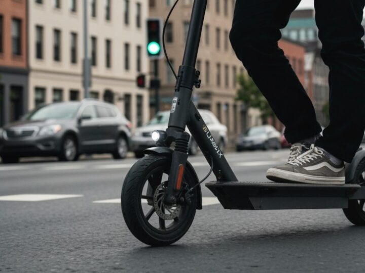 Policja sprawdza bezpieczeństwo użytkowników hulajnóg i rowerów elektrycznych
