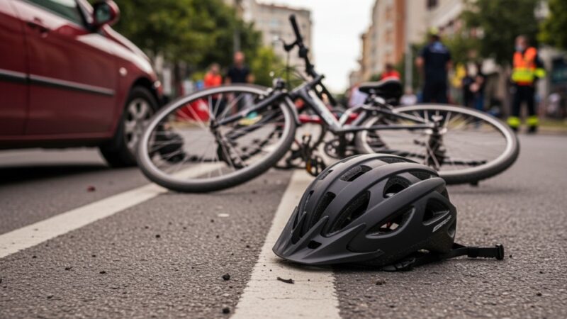 11-latek na rowerze zderzył się z autobusem. Trafił do szpitala z poważnymi obrażeniami