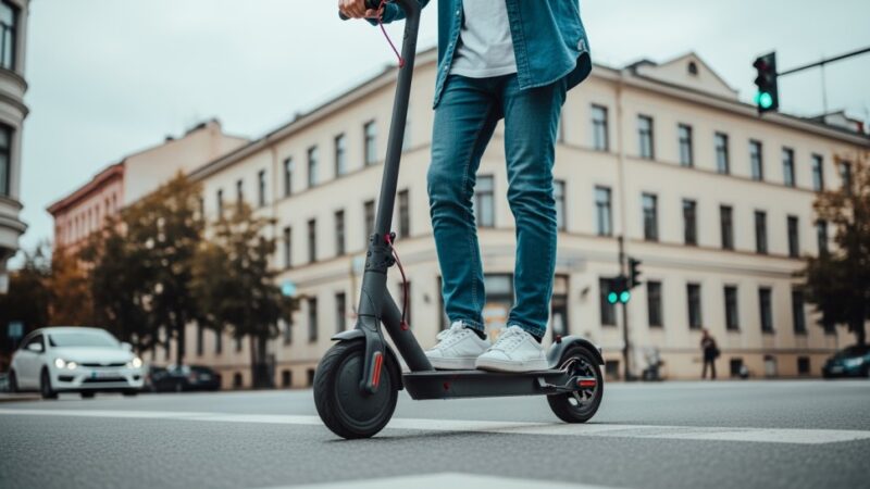 Hulajnoga elektryczna zderza się z rowerem – 48-latka w szpitalu po wypadku