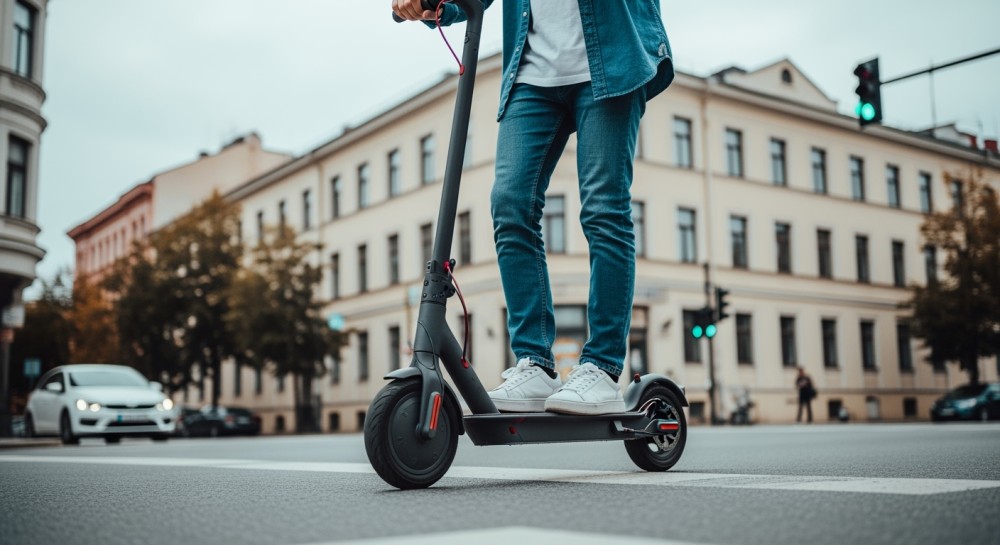 Hulajnoga elektryczna zderza się z rowerem – 48-latka w szpitalu po wypadku
